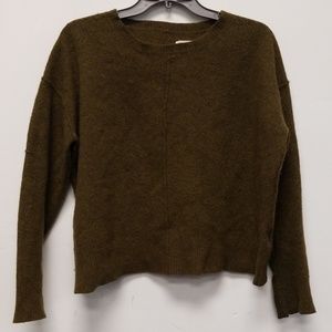Fine Paris Olive Green Crewneck Sweater Size XS/S